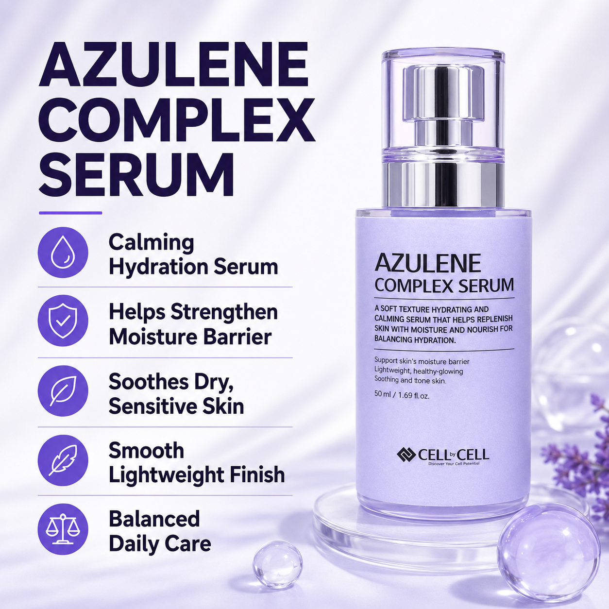 Cell By Cell AZULENE COMPLEX SERUM (50ml)