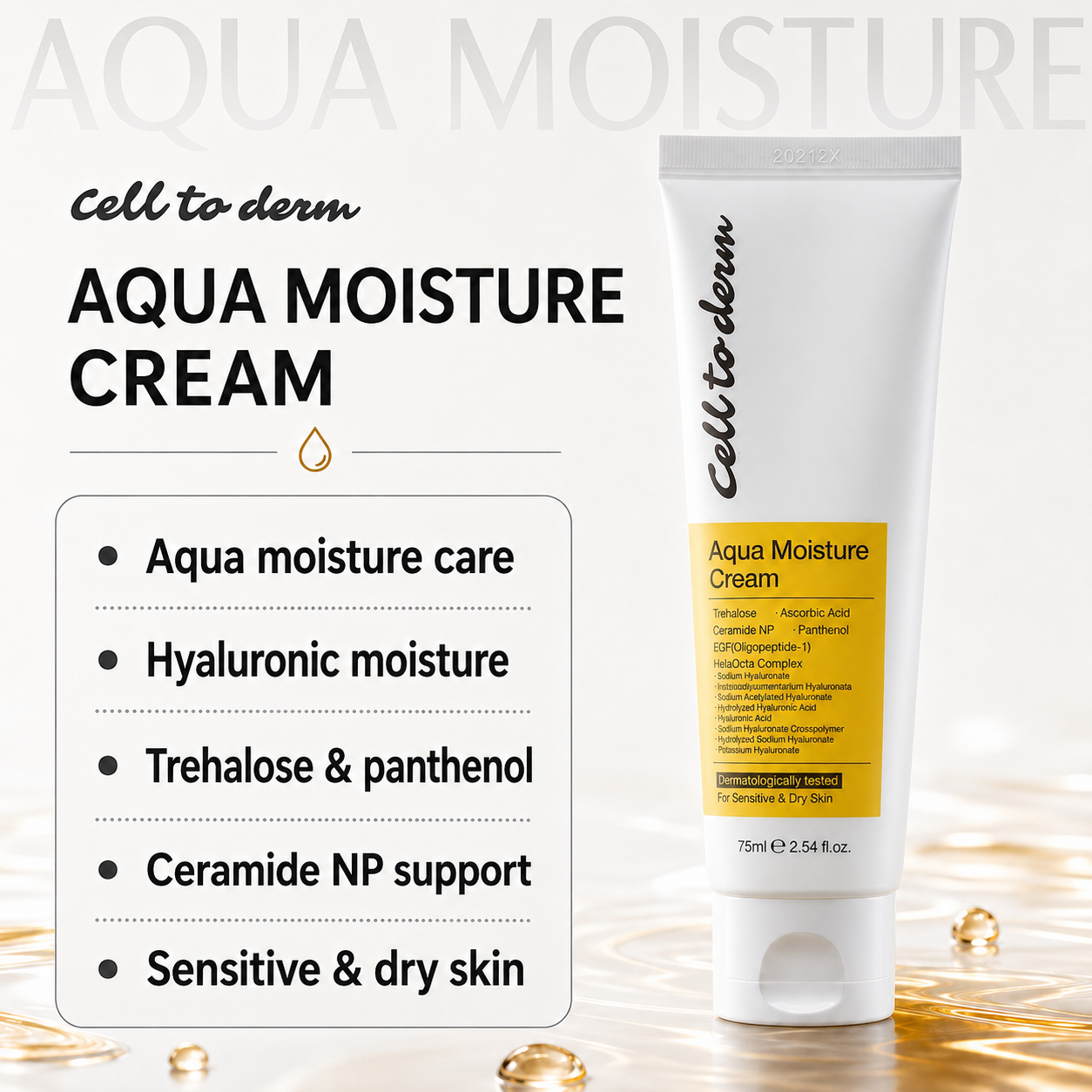celltoderm Aqua Moisture Cream