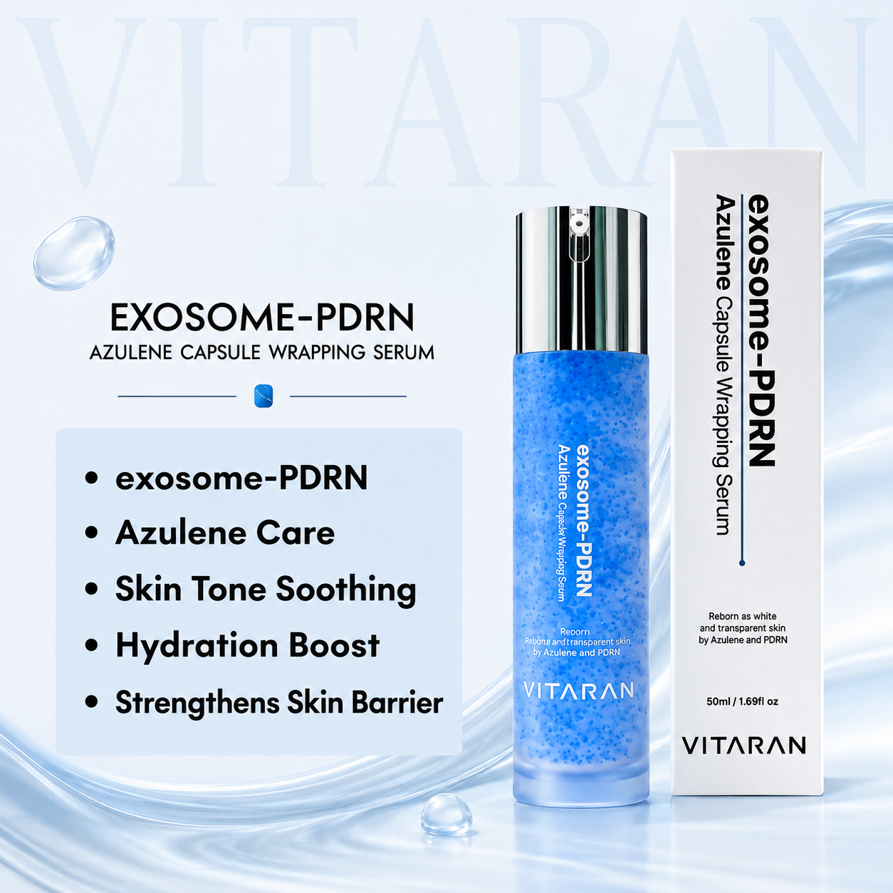 VITARAN Azulene Serum (exosome-PDRN Azulene Serum)