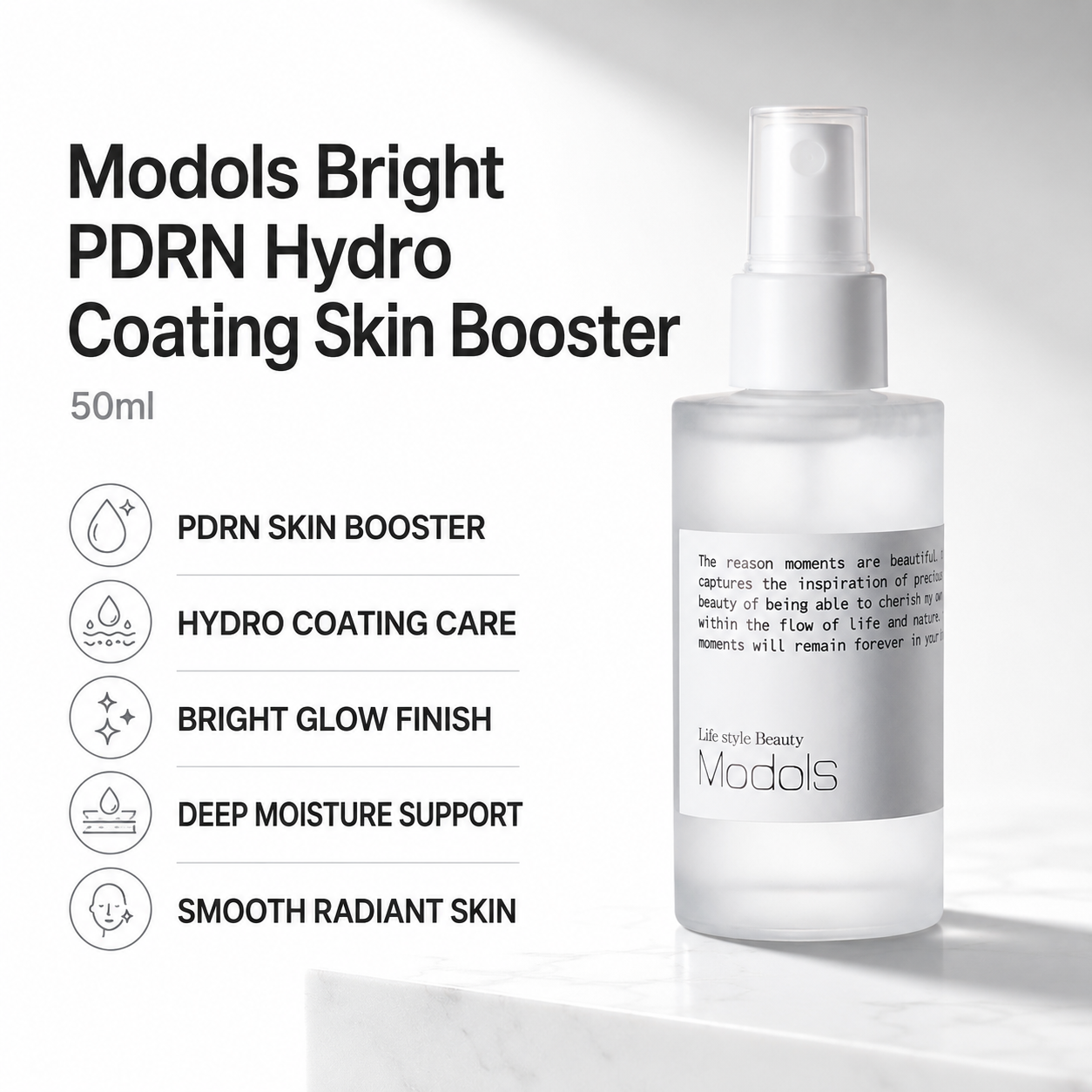 Modols Bright PDRN Hydro Coating Skin Booster (50ml)