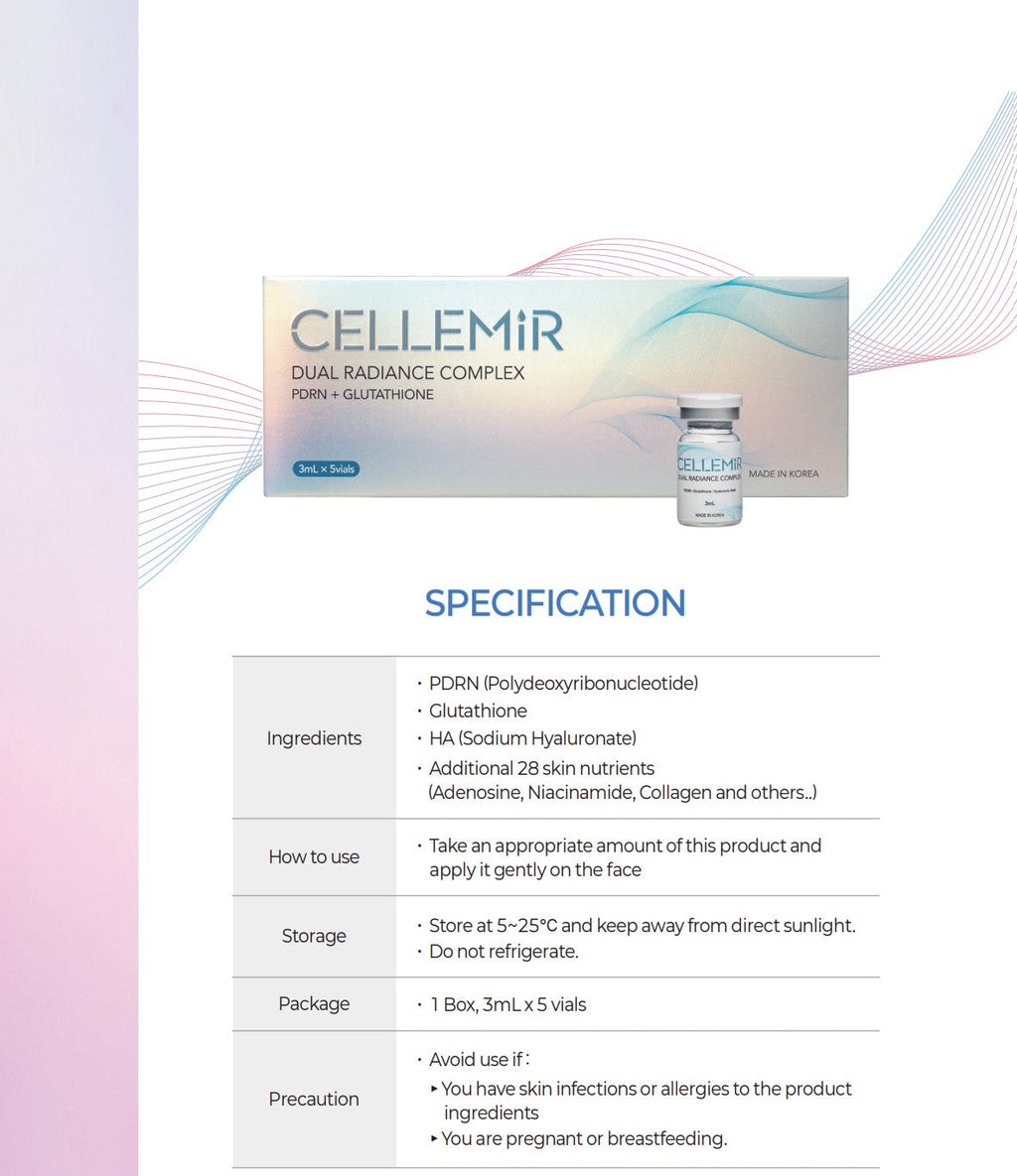 PDRN Glutathione skin booster CELLEMIR