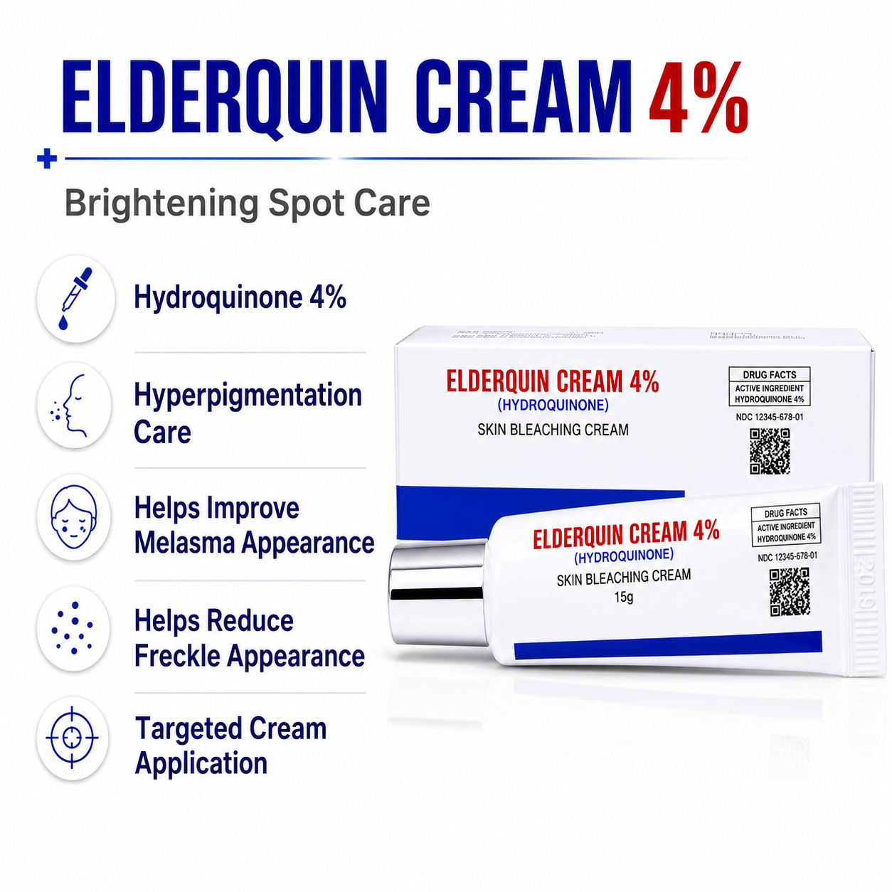 Eldopaque Cream 4% (15g)