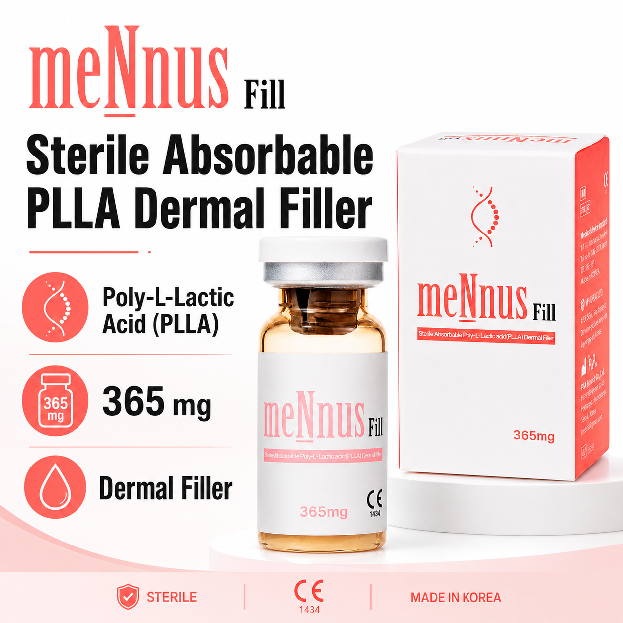 Mienus PLLA Dermal Filler (PLLA 365 mg)