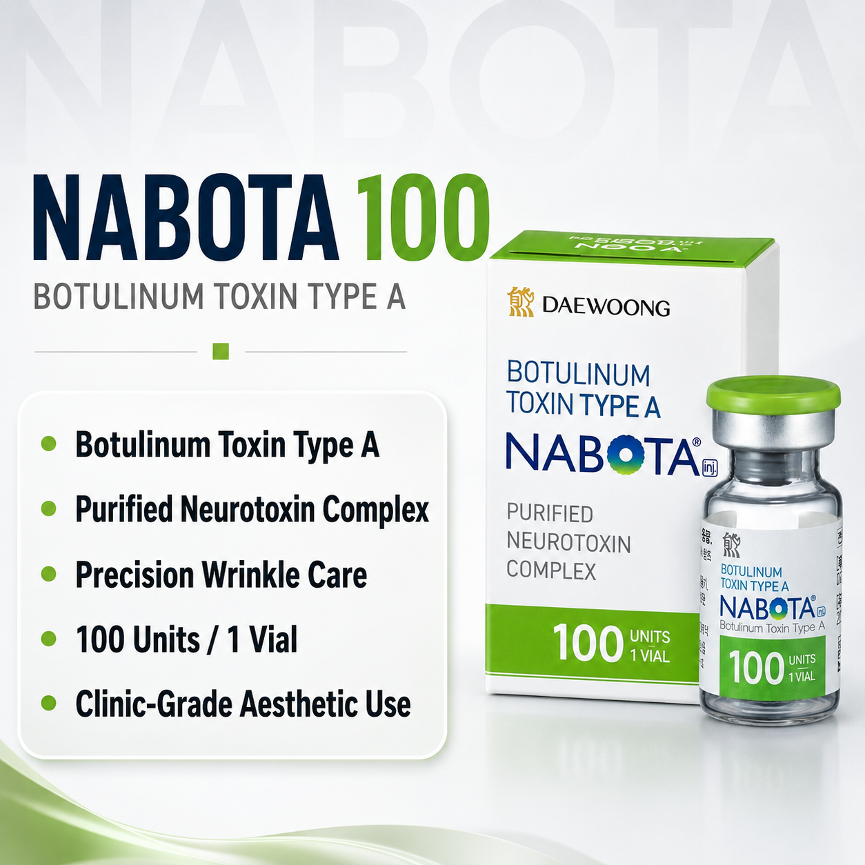 NABOTA 100U I Botox Anti-wrinkle Joymedix