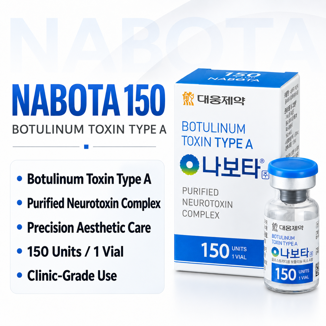 NABOTA 150U I Botox, Anti-wrinkle, Joymedix