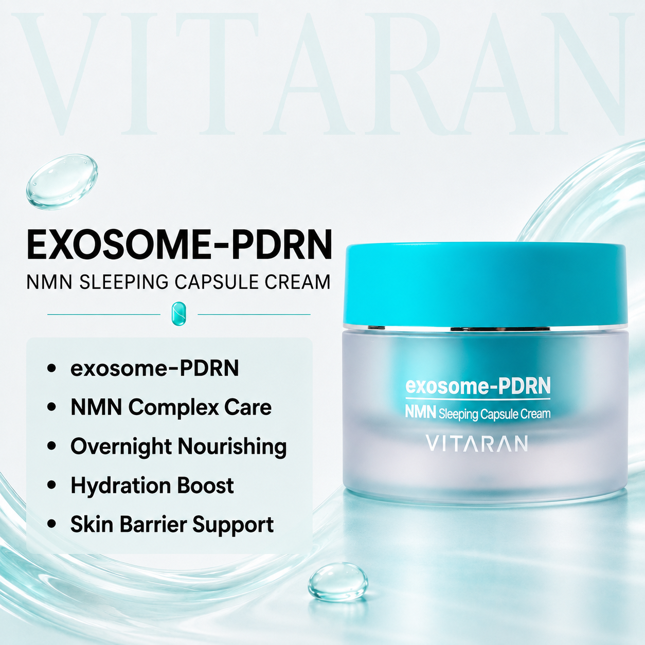 VITARAN Sleeping Capsule Cream (exosome-PDRN NMN overnight cream)