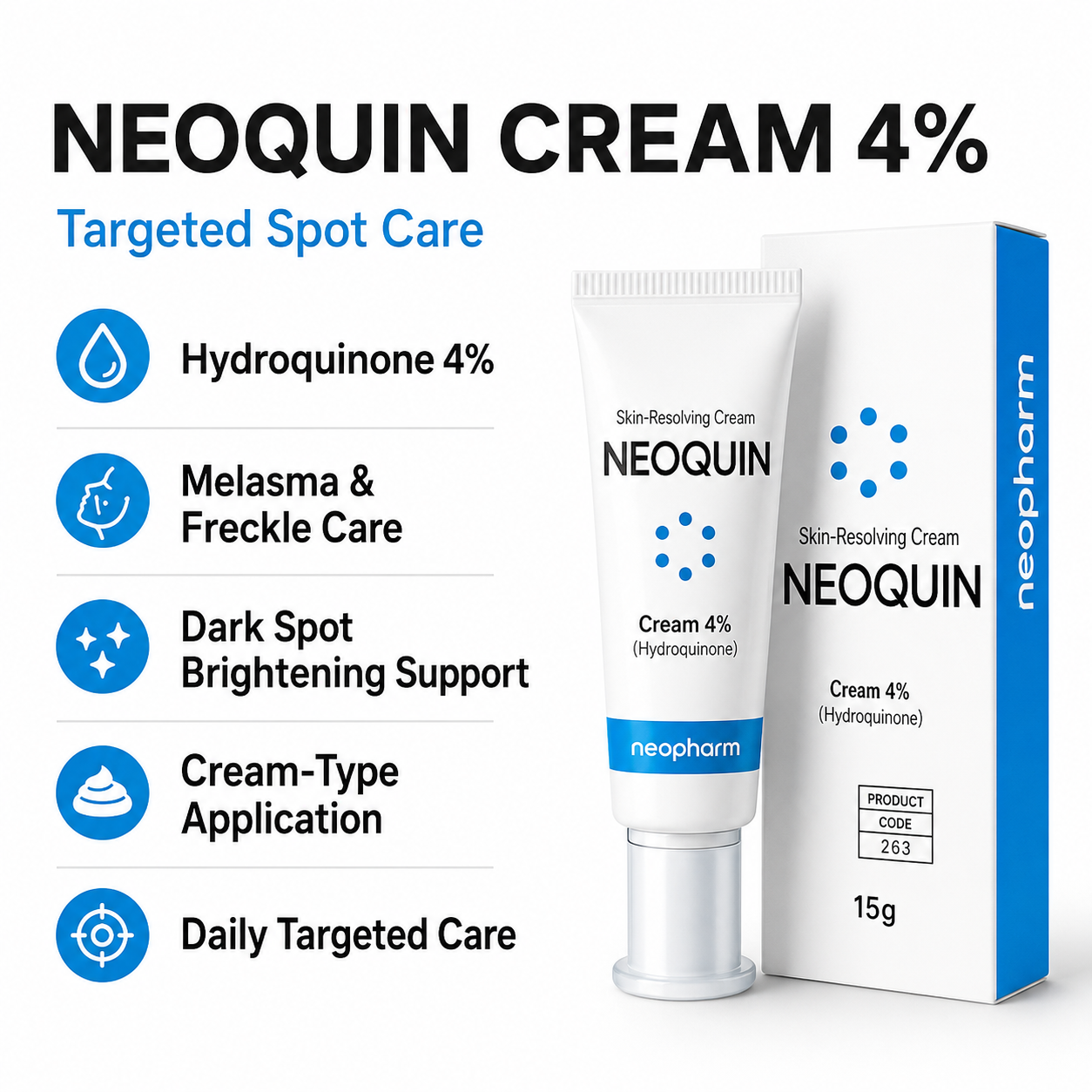 Neoquin Cream 4% (15g)