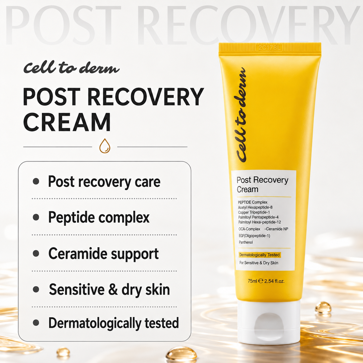 celltoderm Post Recovery Cream