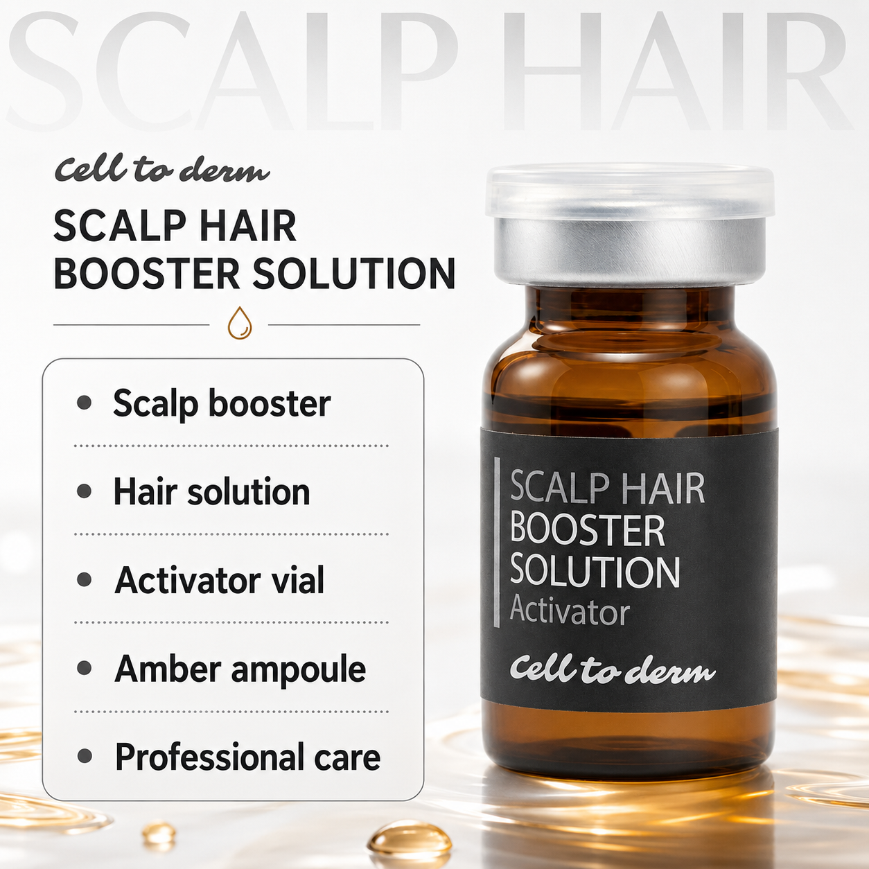 celltoderm Scalp Hair Booster Solution