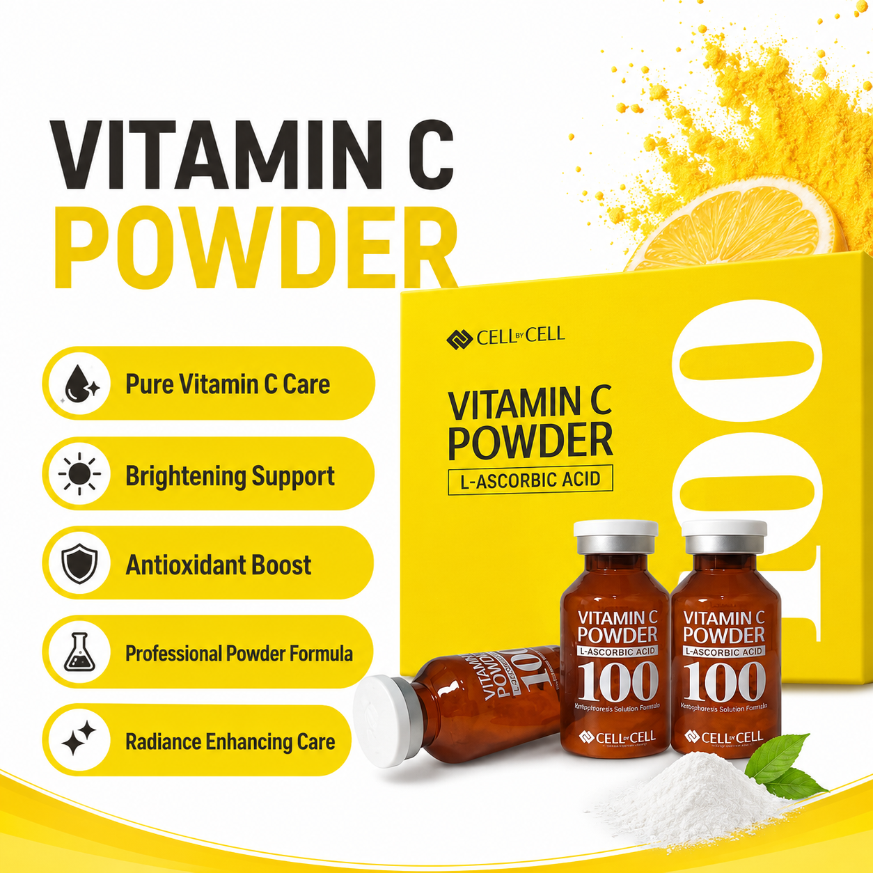 Cell By Cell VITAMIN C POWDER 100 (10EA)