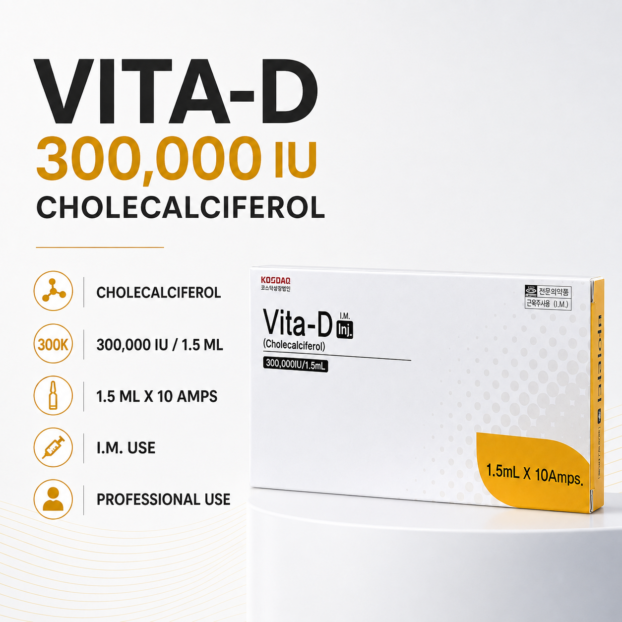 Vita D Inj (300,000 IU)